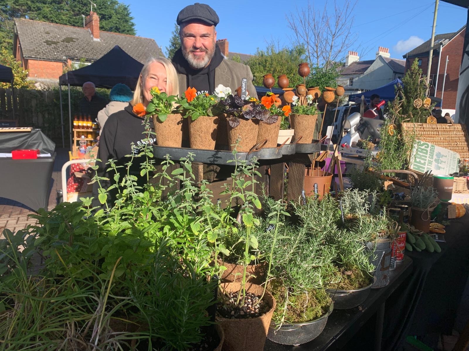 Charity market stall